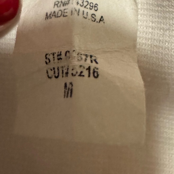 Wild Daisy Strapless Dress – Medium – White & Red Tulle - Picture 6 of 6